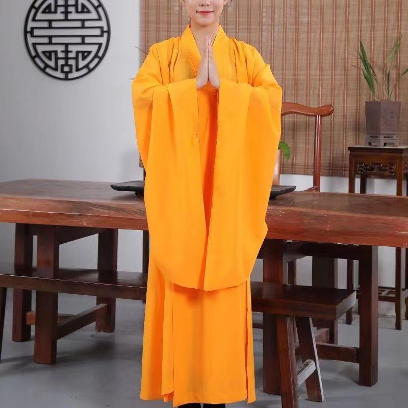 新款居士海清衣服男女四季同款师父僧服海青拜佛和尚禅修法会僧衣