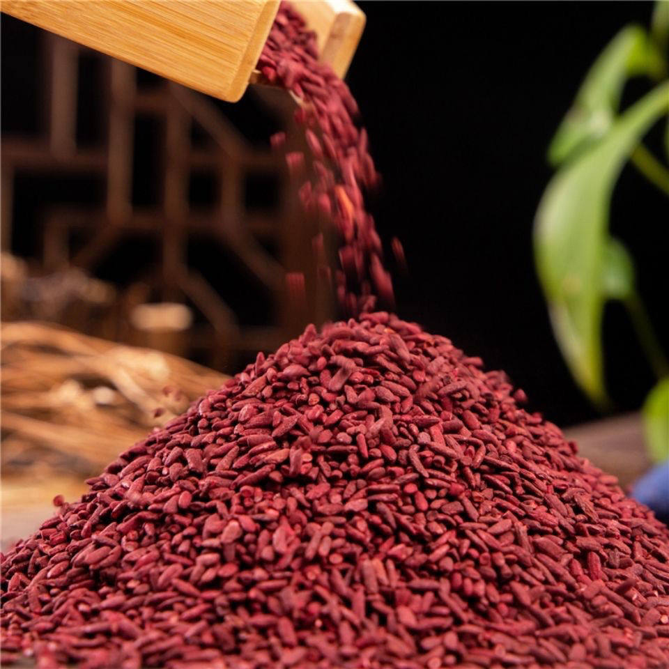 红曲米食用中药材天然卤味酿酒用上色食用米红曲米粉卤肉色素500g