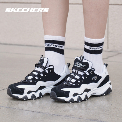 斯凯奇女鞋新款熊猫鞋