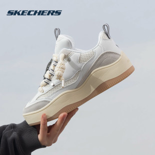 女鞋 轻便耐磨板鞋 2025春季 运动鞋 新款 Skechers斯凯奇厚底休闲鞋