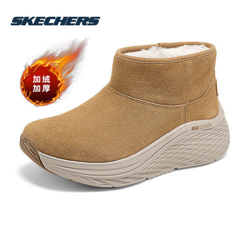 斯凯奇女鞋新款保暖棉鞋