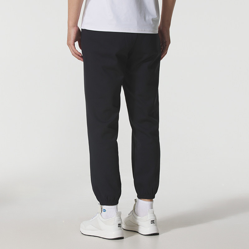 斯凯奇加绒长裤冬季新款男女黑色束脚针织运动裤保暖休闲裤