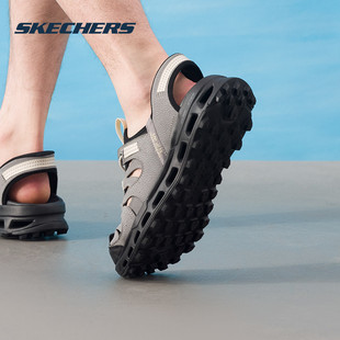 SKECHERS斯凯奇男鞋2026夏季款凉鞋运动包头镂空透气一脚穿休闲