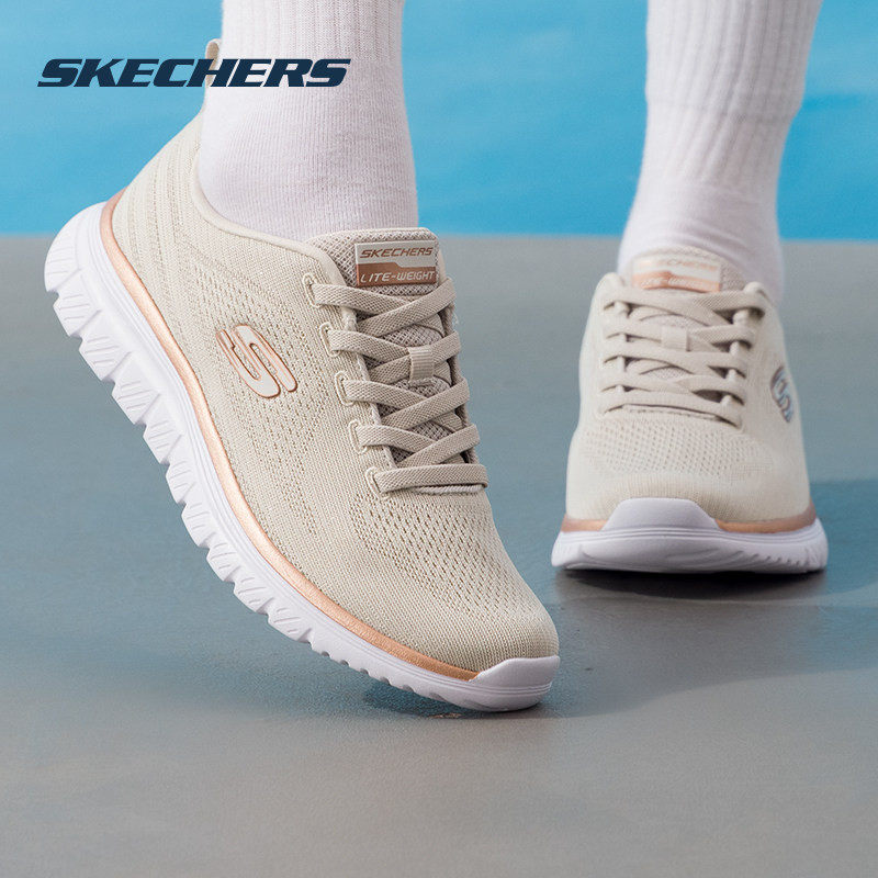 斯凯奇女鞋运动鞋2026新款健步鞋网面透气休闲鞋减震女士跑步鞋子,运动鞋new,运动休闲鞋,淘宝优惠券,粉丝福利购,淘宝优惠卷