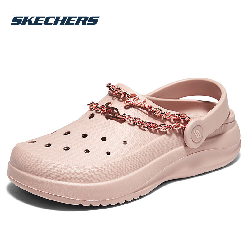 斯凯奇女鞋2026新款洞洞鞋凉鞋运动鞋女款轻便拖鞋透气百搭沙滩鞋