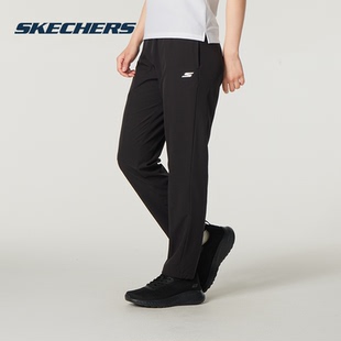 新款 夏季 女装 透气休闲运动直筒梭织长裤 斯凯奇 正品 Skechers