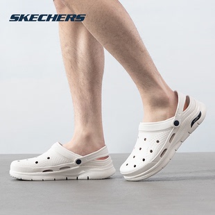 新款 男鞋 透气洞洞鞋 斯凯奇 沙滩鞋 夏季 运动凉鞋 休闲 Skechers