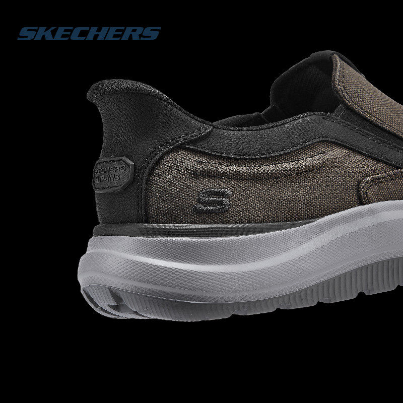 斯凯奇健步鞋新款男士休闲运动鞋穿脱舒适爸爸鞋中老年春季