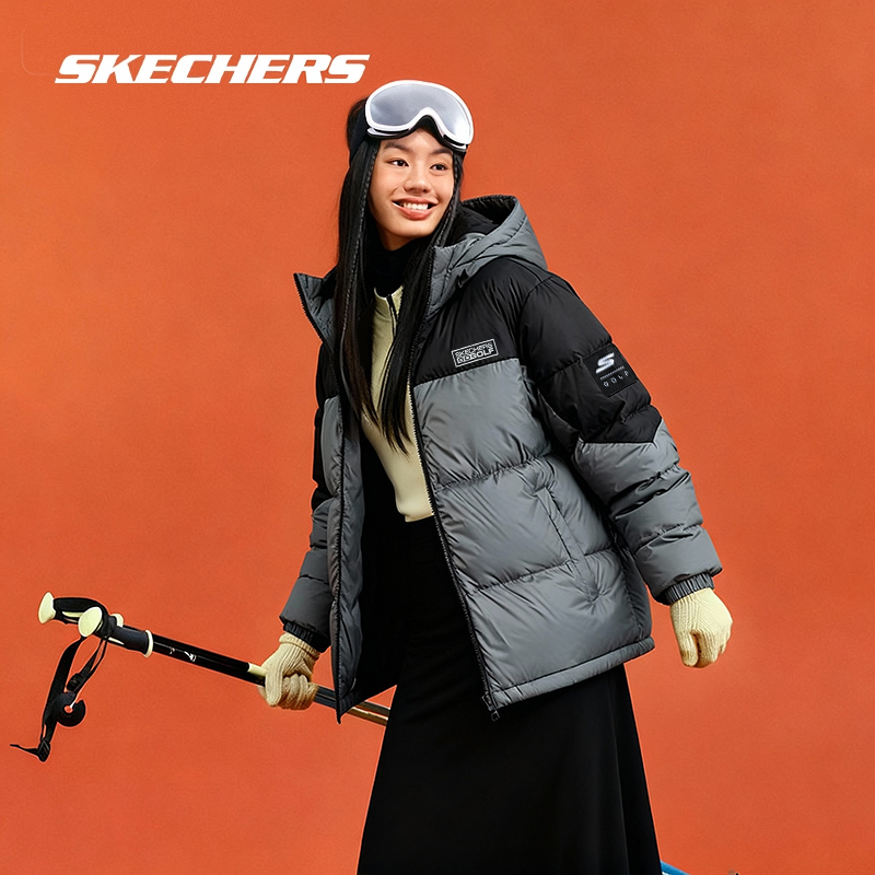 斯凯奇轻薄羽绒服冬季新款棉服