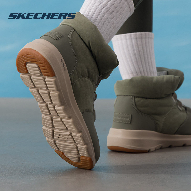 斯凯奇（Skechers）女鞋 冬季保暖面包靴户外运动鞋潮流时尚高帮,运动鞋new,运动休闲鞋,淘宝优惠券,粉丝福利购,淘宝优惠卷