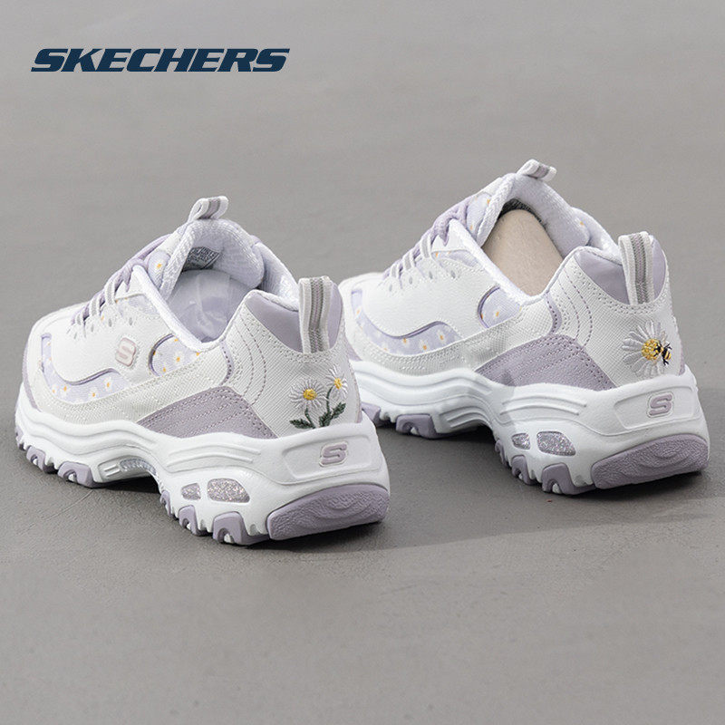 斯凯奇熊猫鞋女鞋冬季新款运动鞋厚底显高老爹鞋复古印花休闲鞋,运动鞋new,运动休闲鞋,淘宝优惠券,粉丝福利购,淘宝优惠卷