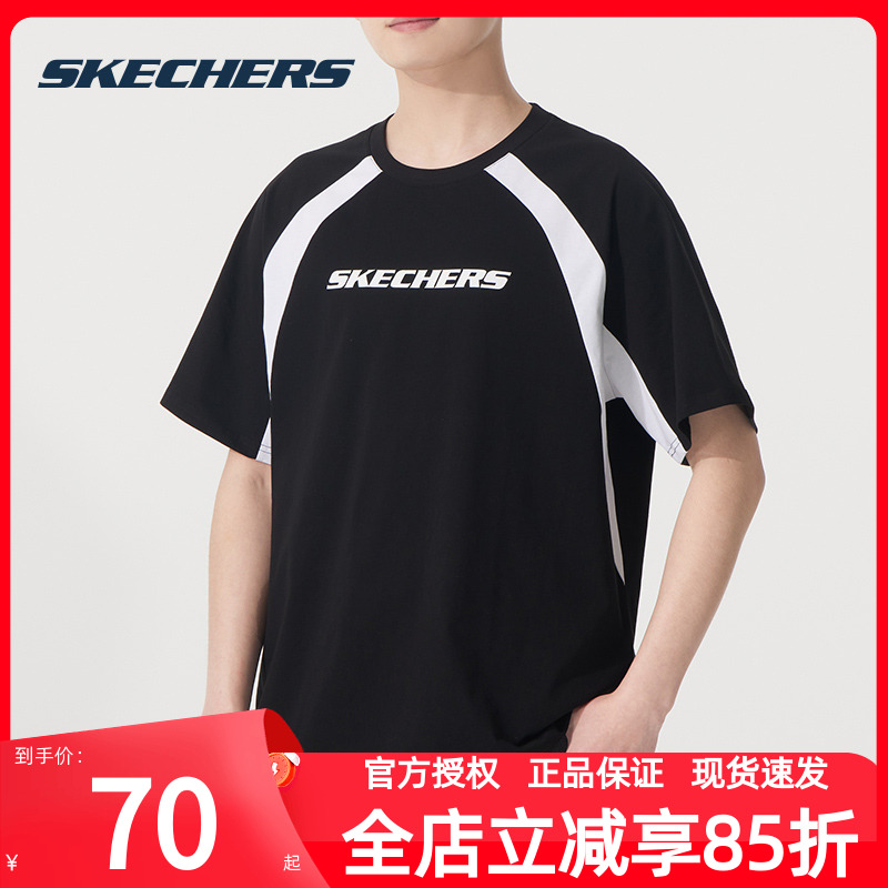 斯凯奇短袖情侣夏季新款t恤