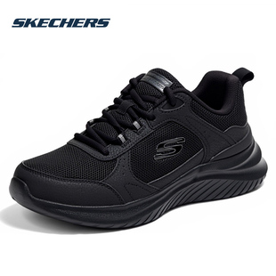 斯凯奇男鞋冬季新款运动鞋黑武士休闲鞋慢跑鞋减震跑步鞋男款跑鞋