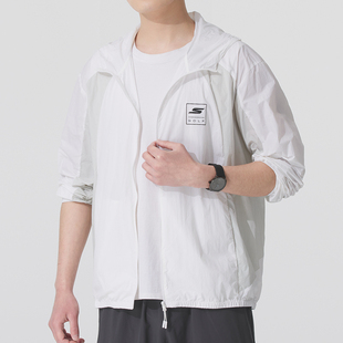斯凯奇服男款夏季运动外套轻薄透气连帽皮肤衣男女装夹克