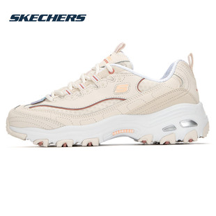 斯凯奇女鞋冬季新款运动鞋低帮舒适厚底熊猫鞋休闲鞋时尚老爹鞋子