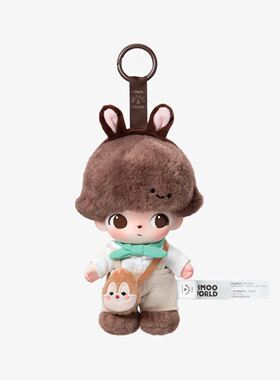 壹号POPMART泡泡玛特 DIMOO WORLD  迪士尼系列搪胶脸毛绒钥匙扣