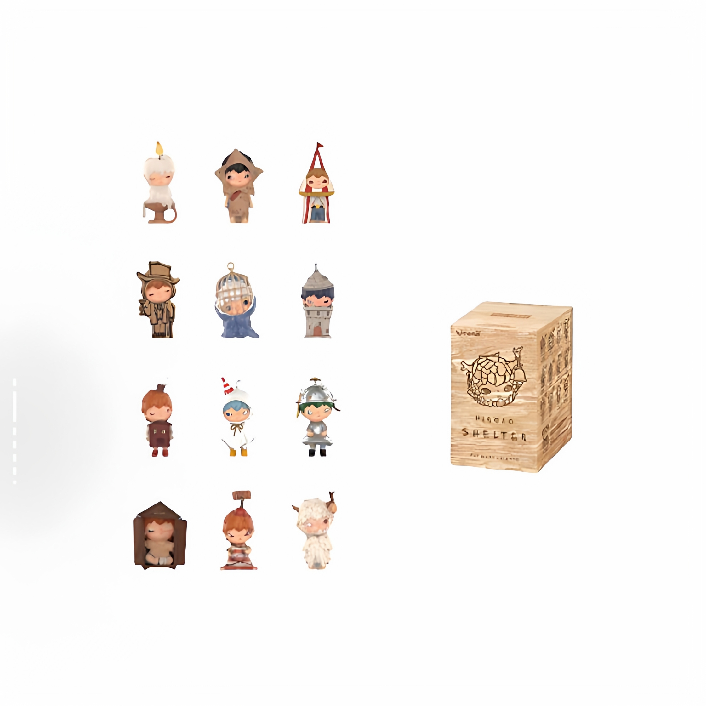 小野六代POPMART泡泡玛特Hirono小野庇护所系列手办盲盒公仔摆件