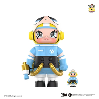 壹号POPMART泡泡玛特MEGA SPACE MOLLY 400%+100% 飞天小女警泡泡