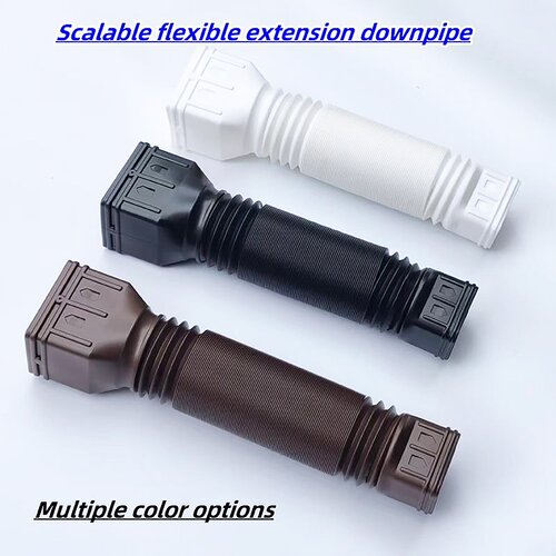 伸缩雨水管室外排水延长管排水延伸管downspout extender
