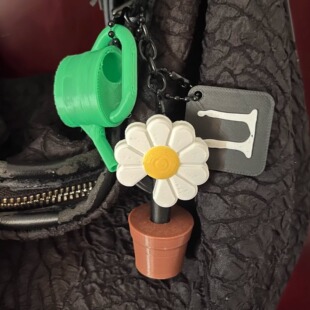 GD权志龙同款迷你应援棒小雏菊花盆挂件NFC钥匙扣手作周边3D打印