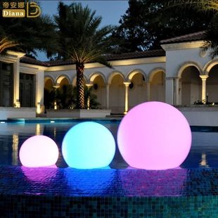 饰景观园林灯太阳能款 LED发光圆球花园草坪室内户外装