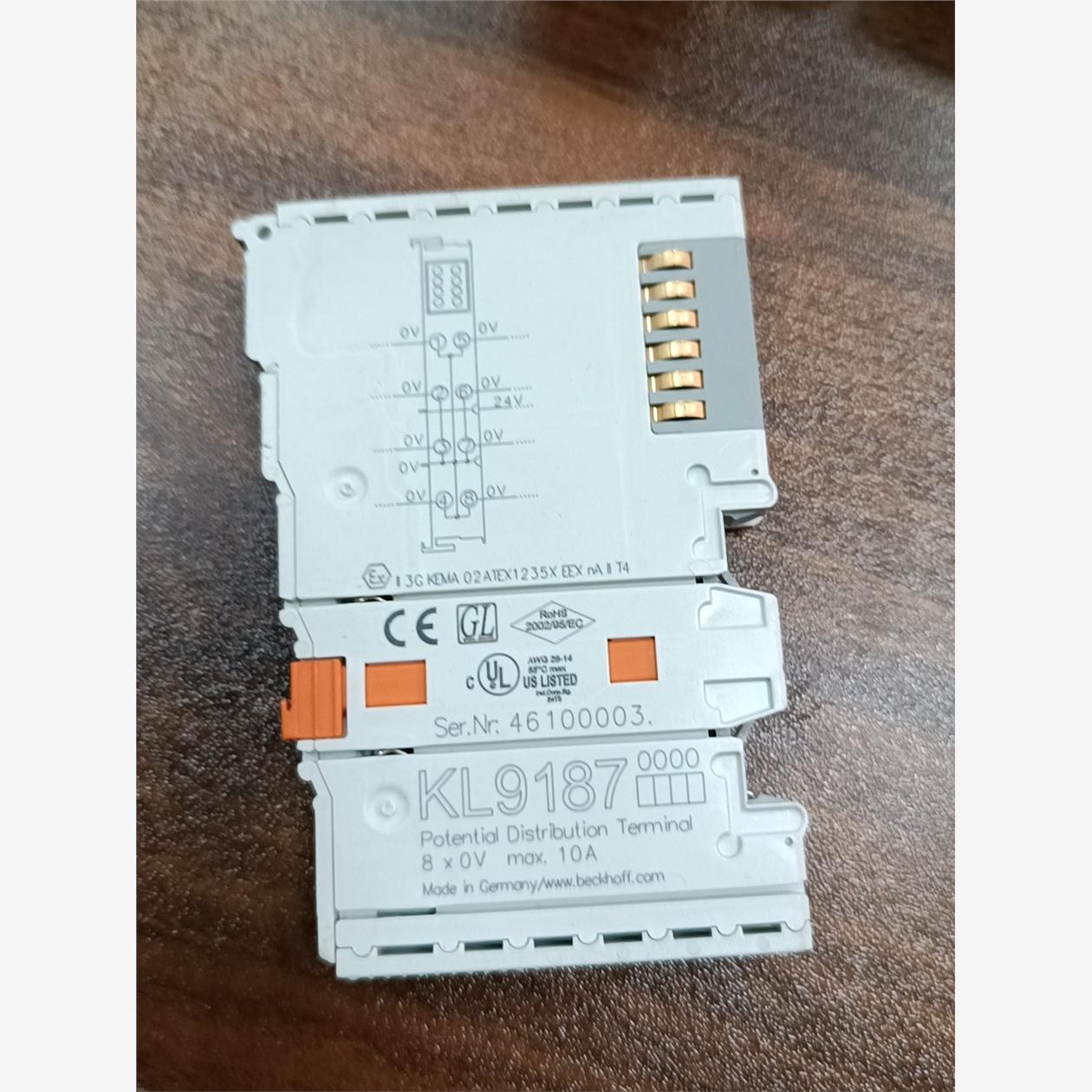 议价直拍不发:议价BECKHOFF倍福模块KL9187德国进口,项目剩余现