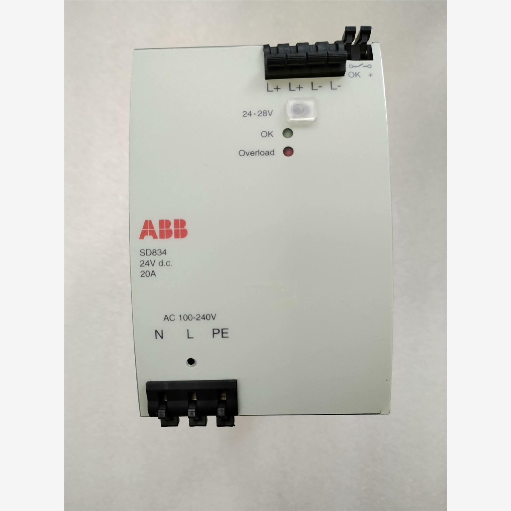 议价直拍不发:议价SD834,ABB电源,3BSC610067R1,功能完好,拍