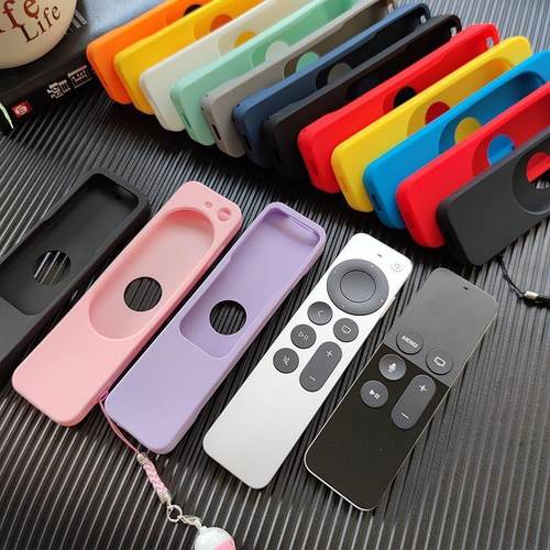 适用于苹果Apple遥控器保护套TV4K5二代TV6机顶盒加厚防摔软硅胶