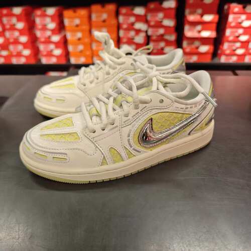 耐克女鞋AIR JORDAN 1 AJ1绿色运动复古篮球鞋低帮板鞋HQ2186-130