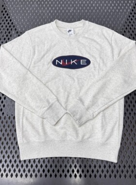 Nike/耐克男士复古法式毛圈运动休闲圆领卫衣FZ4729-141