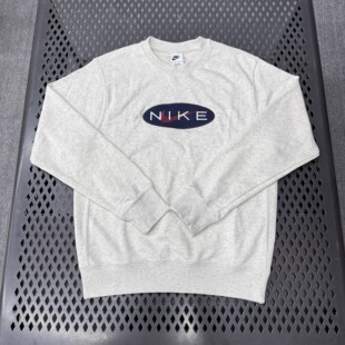 Nike/耐克男士复古法式毛圈运动休闲圆领卫衣FZ4729-141