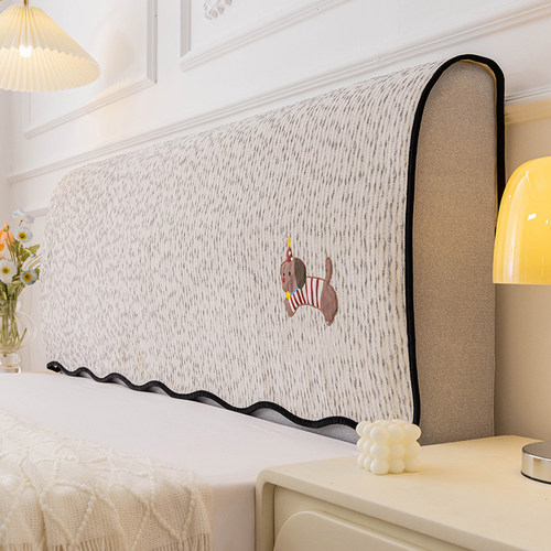 床头套罩新款防尘床头盖布