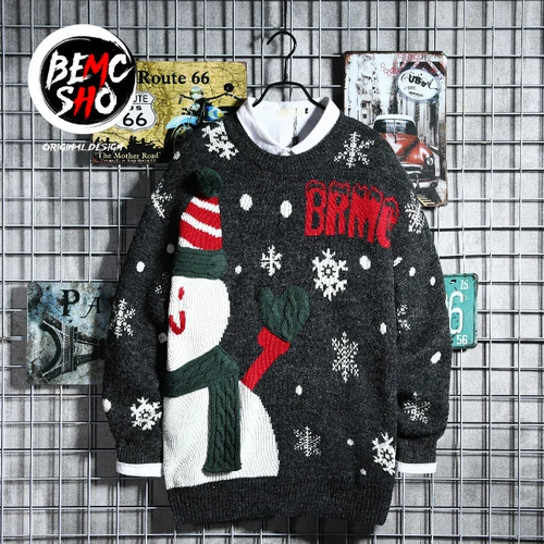 Tide, осенний трикотажный свитер для влюбленных, свободный крой