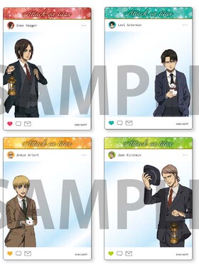 【代购】预售  进击的巨人 winter ver. 透卡 卡片 事后通贩 周边
