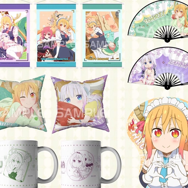 【代购】【现货】正版  小林家的龙女仆 Tohru Kanna 周边 冰箱贴