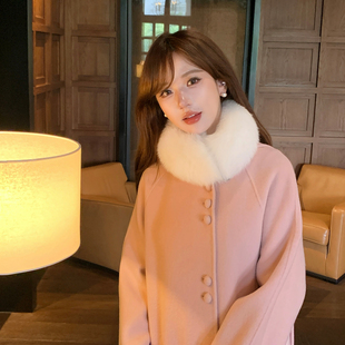 360度全狐狸毛围脖 整皮真毛短款围巾磁吸扣 女生冬季可爱毛领子