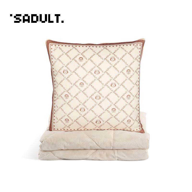 SADULT抱枕被子办公室午睡空调折叠毯子两用二合一汽车车载靠枕垫,居家布艺,抱枕被,淘宝优惠券,粉丝福利购,淘宝优惠卷