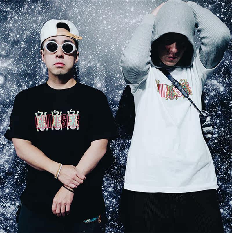 九把刀潮牌陈冠希同款老虎短袖华人T恤凝结圆领黑白华人男女tee|msdalam kategori Pakaian Lelaki, baju-T - dari Buy2taobao.com untuk memberikan perkhidmatan ejen Taobao profesional membeli