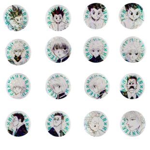 【谷子】预售 全职猎人 受注闪 吧唧 徽章 第一部分 JCS 周