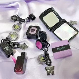 【谷子】预售ANNA SUI安娜苏美妆挂件扭蛋 彩妆吊饰模型