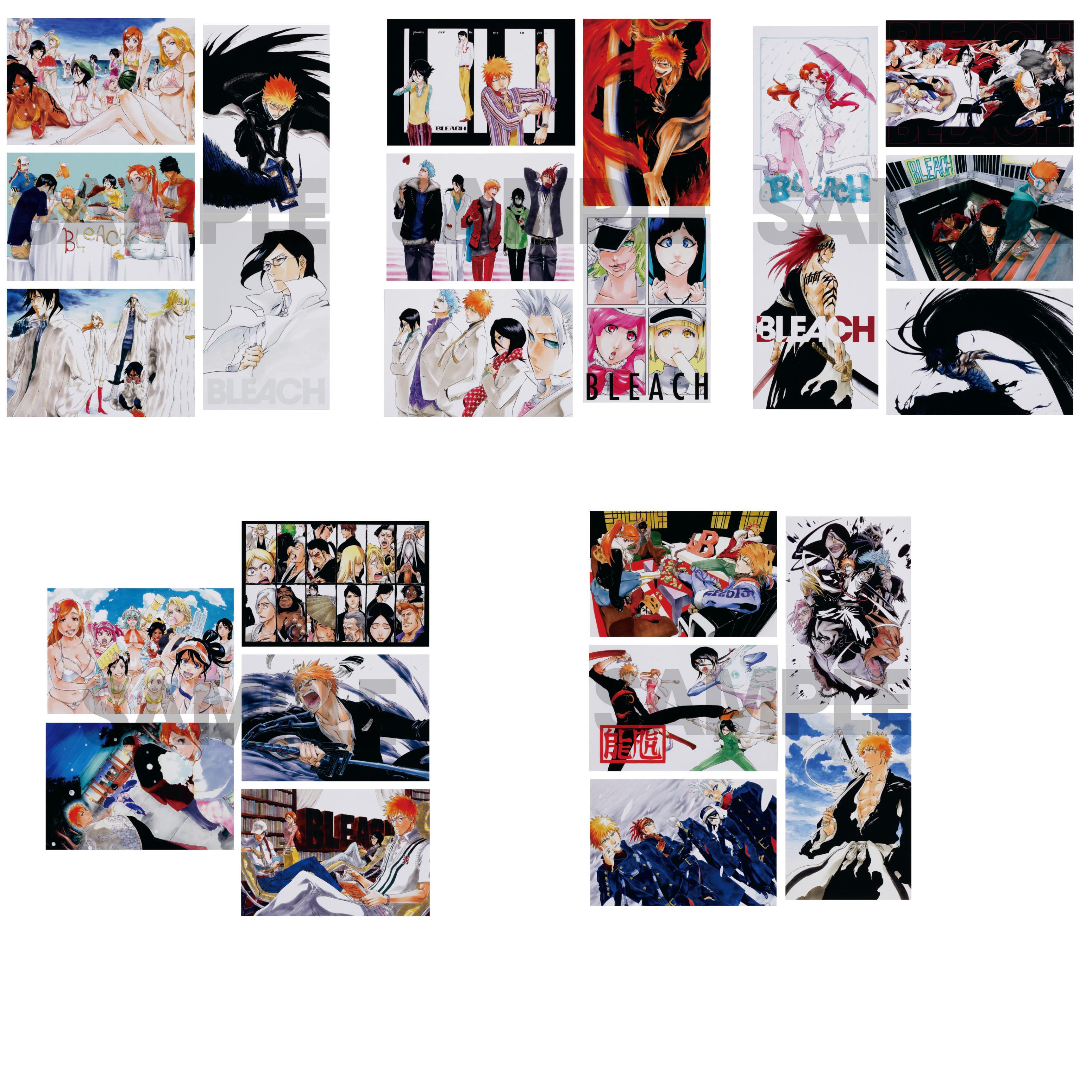 【谷子】预售 BLEACH 死神 原画展 事后通贩 明信片5件套
