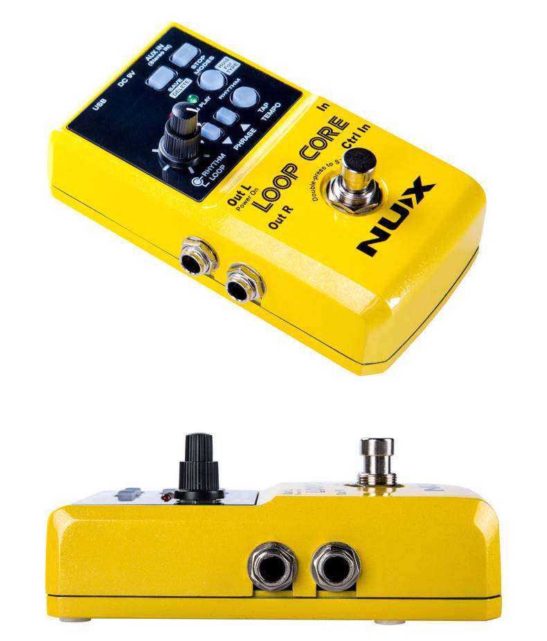 纽克斯民谣电木吉他 带录音循环单块效果器40种鼓机