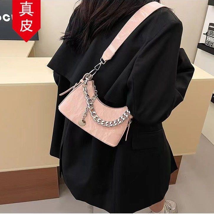 高级时尚百搭众休闲单肩网红包包链条手提包女包小斜挎包洋气真皮