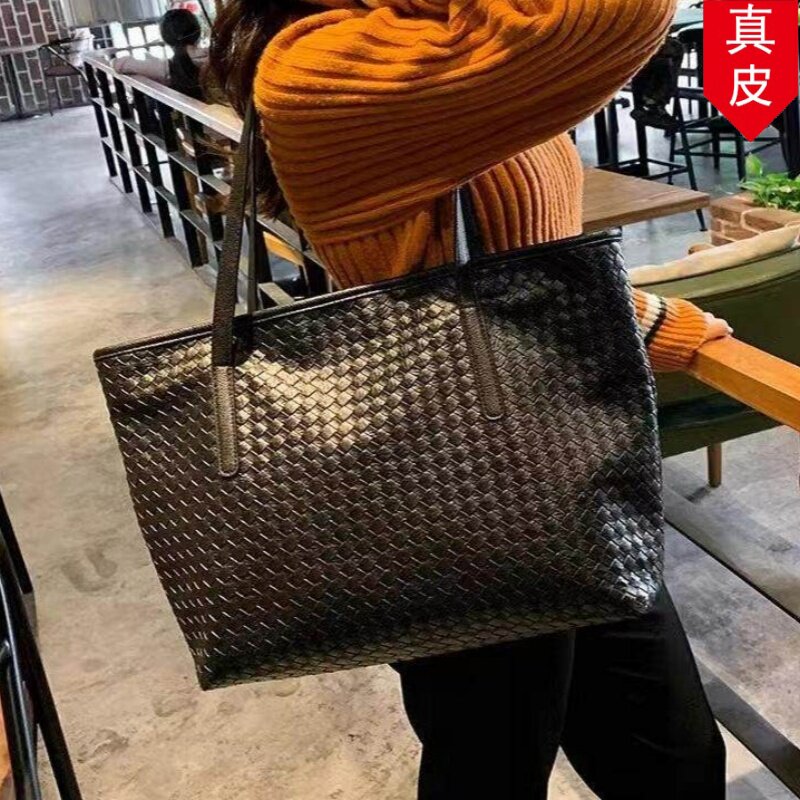 新款托特包编织大腋下包通勤单肩