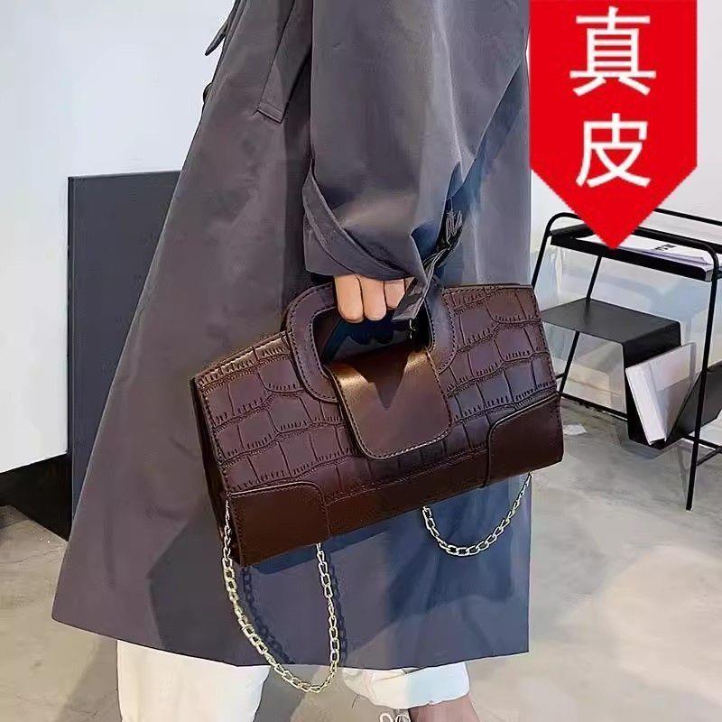 设计手提爆款链条红包ins2026包女包小方潮小众真皮百搭网斜挎包