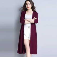 2019春秋大码 女装 外搭披肩防晒服风衣P20 针织开衫 薄外套中长款