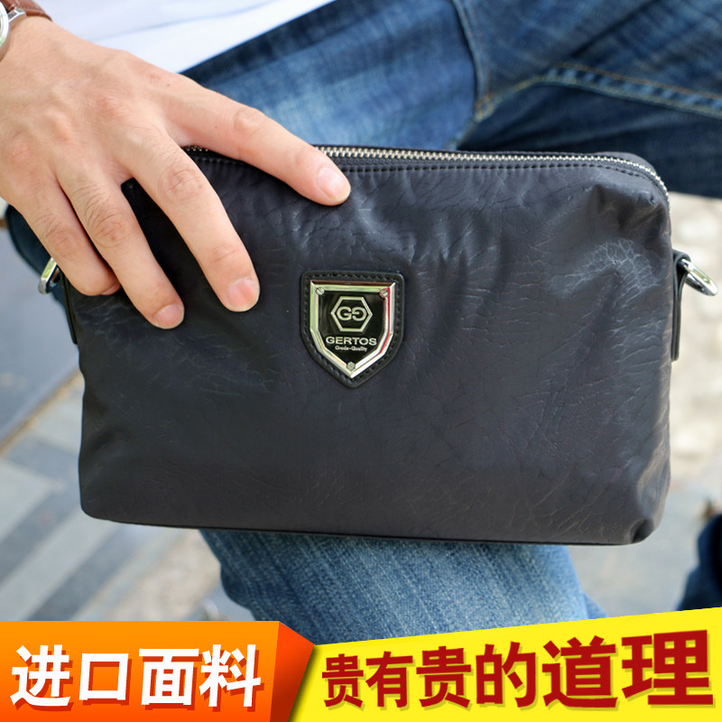 斜挎包男包帆布手包男手抓包男士手包牛津布手拿包大容量多功能潮