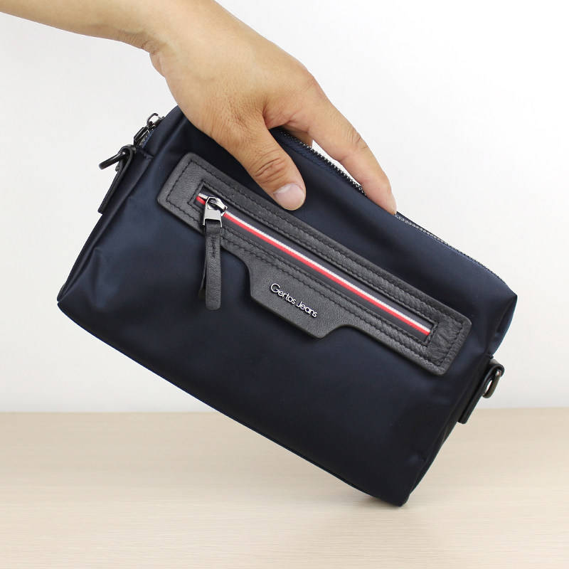 尼龙手包男手拿包男士手抓包大容量男韩版潮帆布牛津布多功能两用