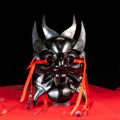 庙会彩绘傩戏面具全脸国风树脂