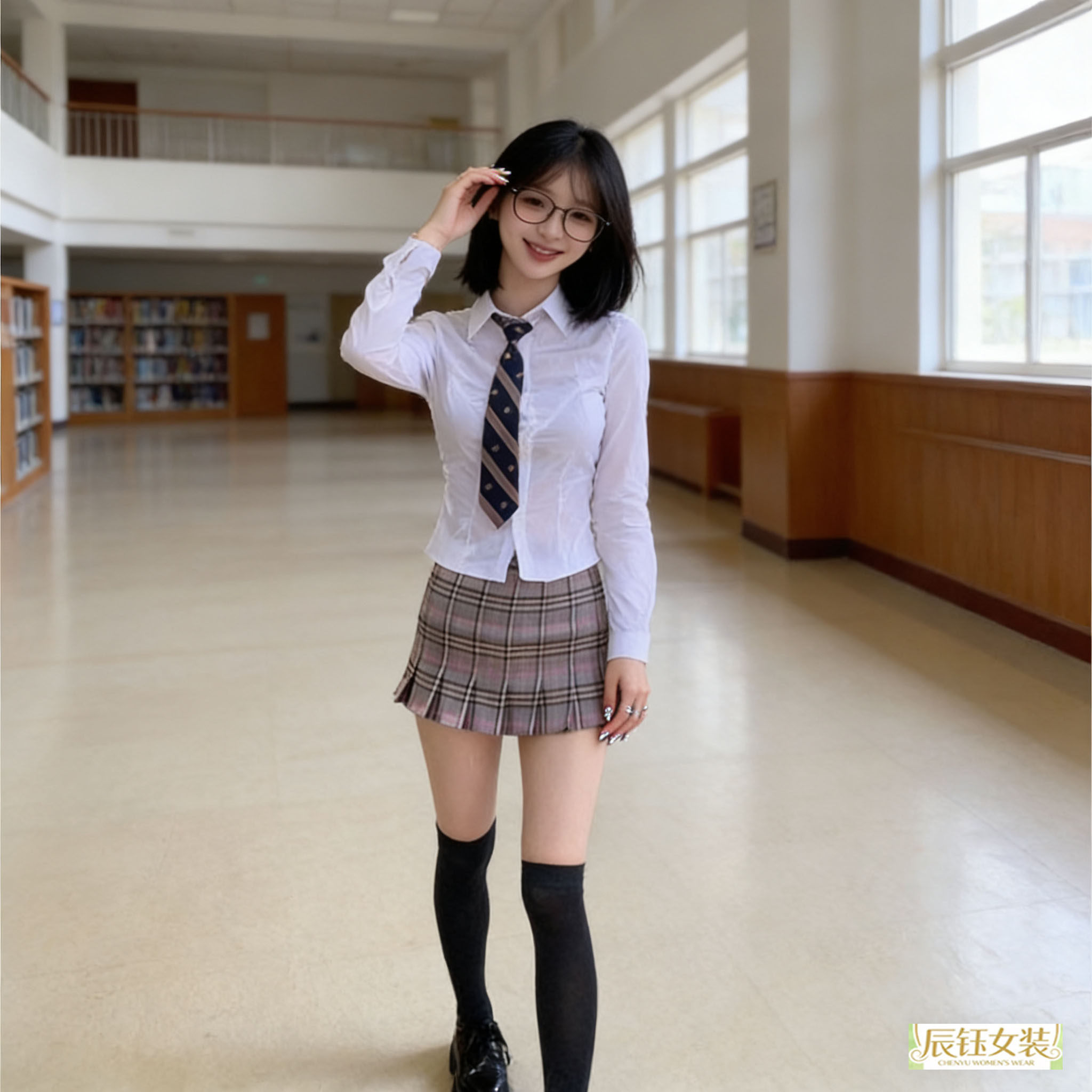 韩系JK制服学院风西装套装女春时尚套装
